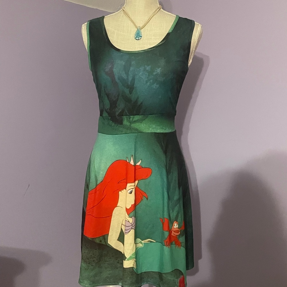 [Disney] [Green] [Midi] [Dress]